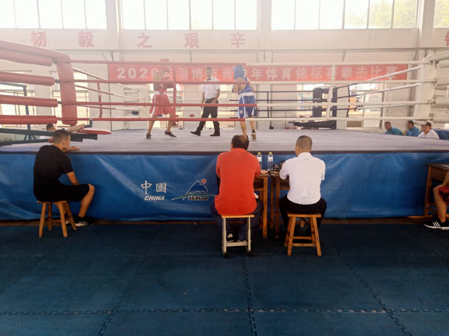 2020年淄博市青少年体育锦标赛拳击比赛开锣