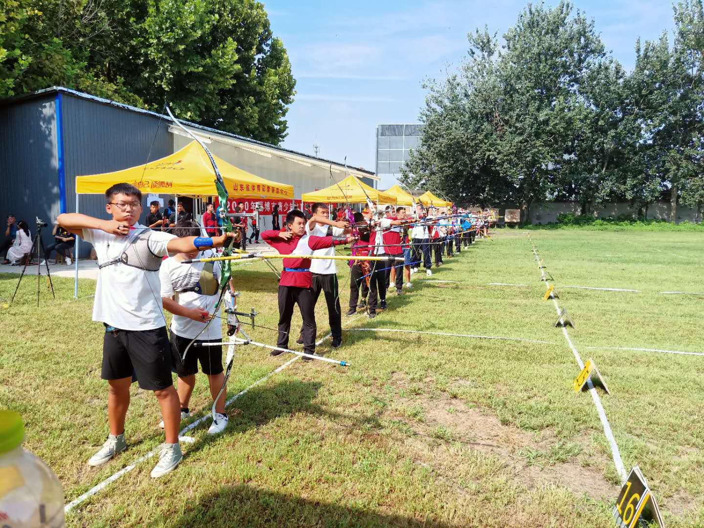 2020年淄博市青少年体育锦标赛射箭比赛开始